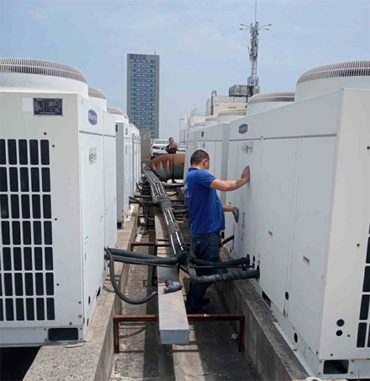 香河中央空调制热和不制冷系统维修方法